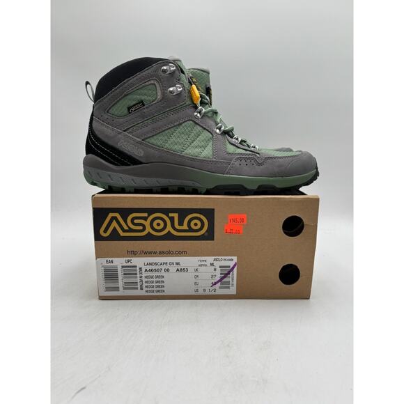 ASOLO LANDSCAPE GV ML Women's NEW Hiking Boots Green US Size 9.5 NIB - Picture 11 of 11